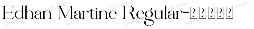 Edhan Martine Regular字体转换